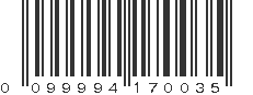 UPC 099994170035