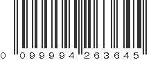 UPC 099994263645