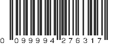 UPC 099994276317
