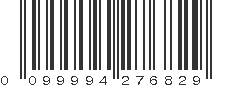 UPC 099994276829
