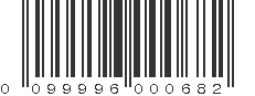 UPC 099996000682