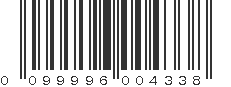 UPC 099996004338