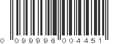 UPC 099996004451