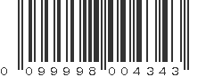 UPC 099998004343