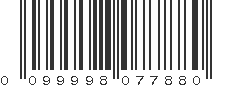 UPC 099998077880