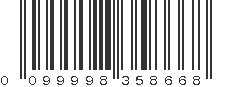 UPC 099998358668