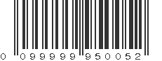 UPC 099999950052