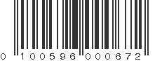 UPC 100596000672