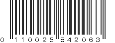 UPC 110025842063