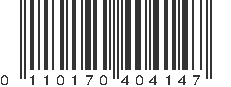 UPC 110170404147