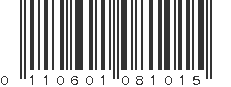 UPC 110601081015