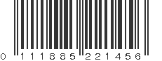 UPC 111885221456