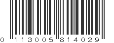 UPC 113005814029