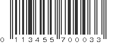 UPC 113455700033