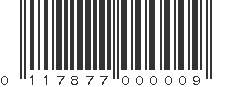 UPC 117877000009