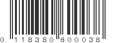 UPC 118380600038