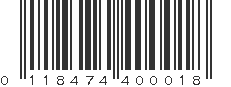 UPC 118474400018