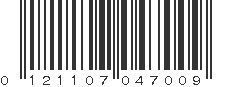 UPC 121107047009