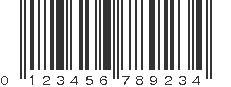 UPC 123456789234