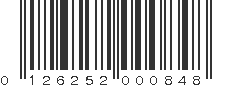 UPC 126252000848