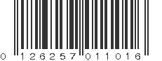 UPC 126257011016