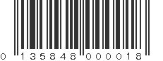 UPC 135848000018