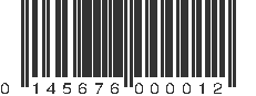 UPC 145676000012