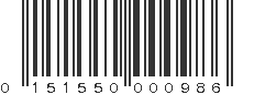 UPC 151550000986