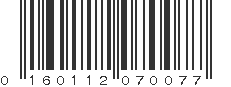 UPC 160112070077