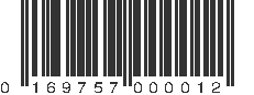 UPC 169757000012