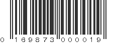 UPC 169873000019