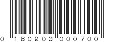 UPC 180903000700