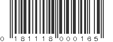 UPC 181118000165