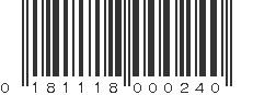 UPC 181118000240