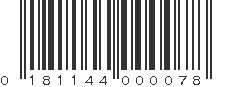 UPC 181144000078