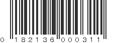 UPC 182136000311