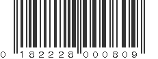 UPC 182228000809