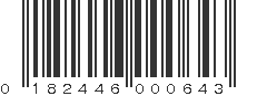 UPC 182446000643