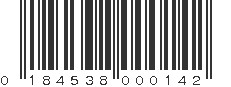 UPC 184538000142