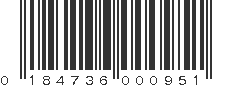 UPC 184736000951