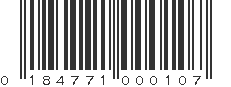 UPC 184771000107