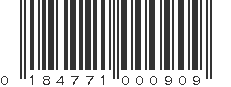 UPC 184771000909