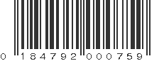 UPC 184792000759