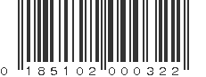 UPC 185102000322