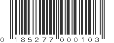 UPC 185277000103