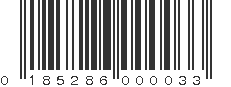 UPC 185286000033