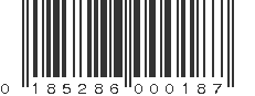 UPC 185286000187