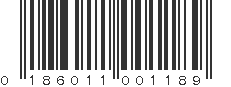 UPC 186011001189