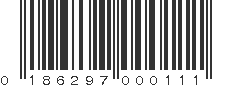 UPC 186297000111