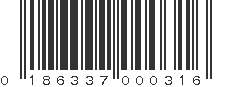 UPC 186337000316